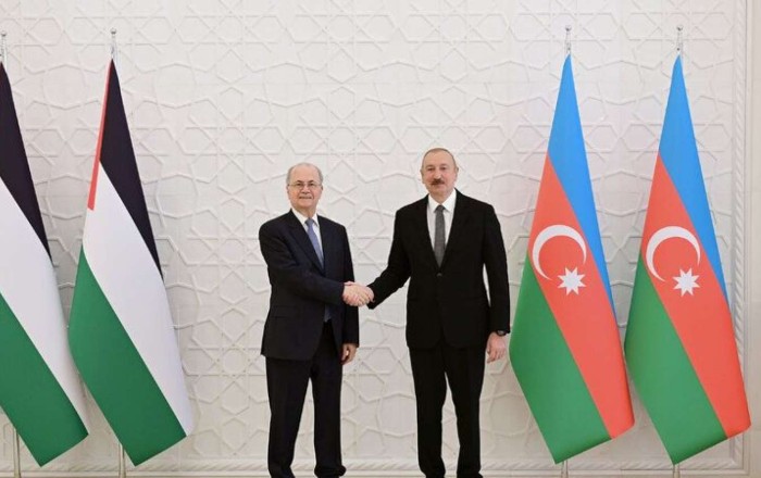 Prezident İlham Əliyev Fələstinin Baş nazirini qəbul edib