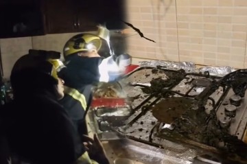 “Gecə vaxtı mətbəxə girdim, yanğın başladı” - Video