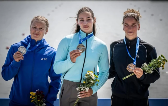 Азербайджанская каноистка стала серебряным призером чемпионата Европы - ФОТО