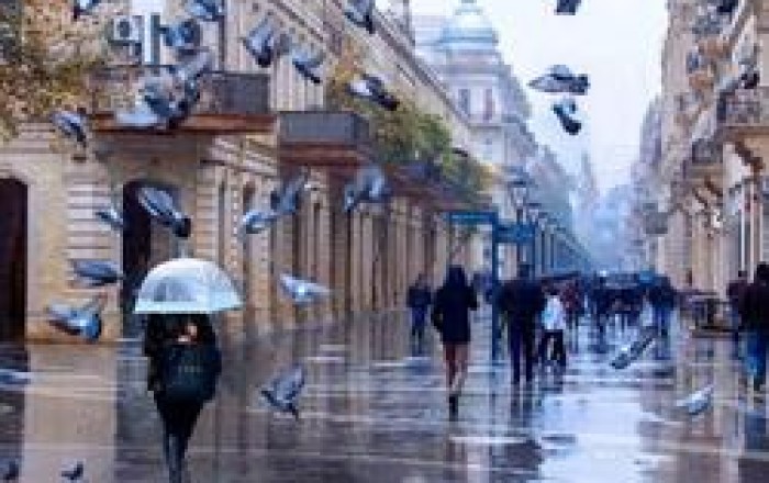 Bakıda yağış yağacaq, temperatur 26 dərəcəyə düşəcək - Proqnoz