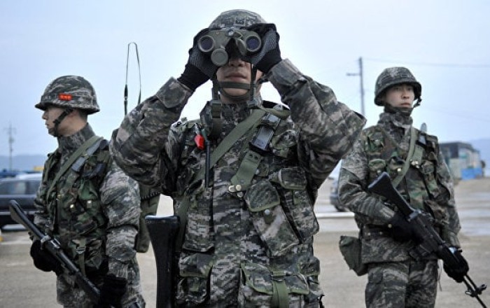 N. Korean troops retreat after S. Korean warning shots