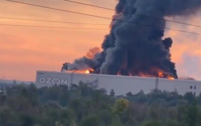 Drones strike Ozon logistics hub in Russia