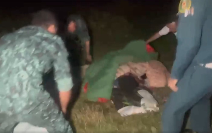Niderlandlı qadına Şəkidə itlərin hücumundan belə xilas olunub - Video