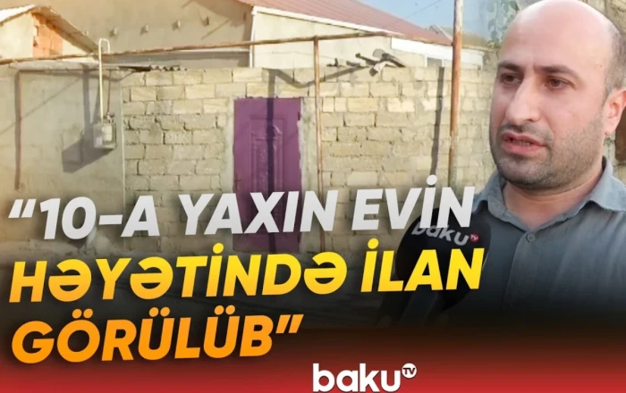 Həyətlərini qurbağalardan sonra ilanlar basan sakinlər təşvişdə - VİDEO