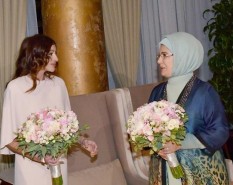 Emine Erdogan congratulates Mehriban Aliyeva on birthday