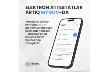 Məzunlara elektron attestatlar təqdim olunur