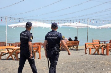 Təhlükəsiz istirahət üçün polis səfərbər oldu - Fotolar