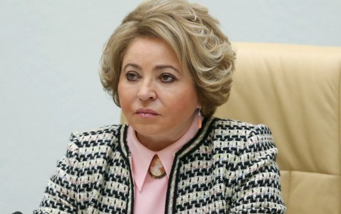 Valentina Matviyenko Mehriban Əliyevaya zəng edib