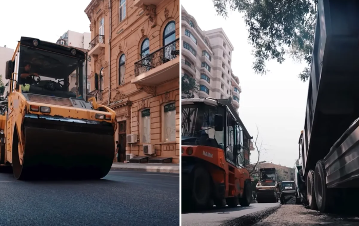 Bakının 30 yol sahəsində təmir işləri yekunlaşdırıldı -