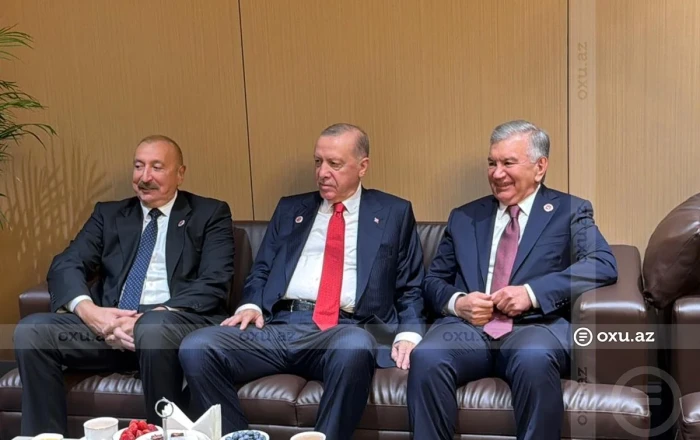 Azərbaycan, Türkiyə, Özbəkistan və İran prezidentləri Bişkekdə bir arada - FOTO