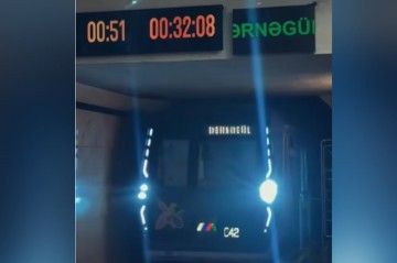 “28 May”dan “Dərnəgül”ə sonuncu qatar - Video