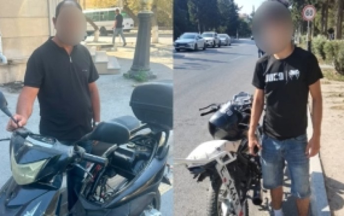 Sumqayıtda motosiklet sürücülərinə qarşı reyd keçirilib
