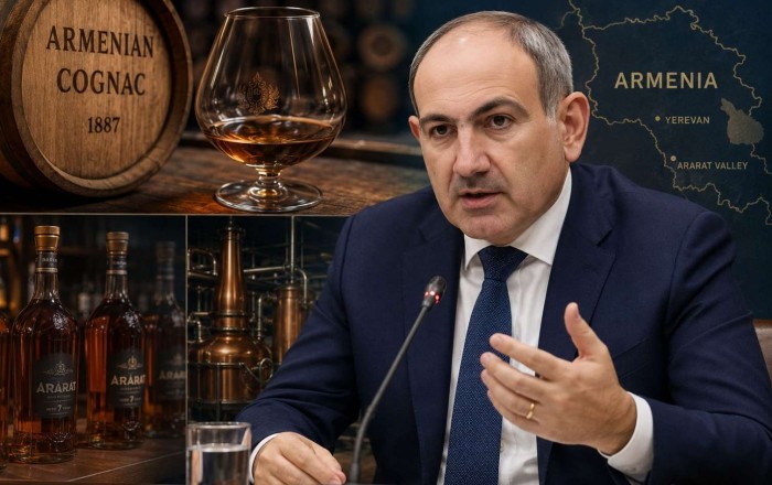 Paşinyan erməni konyakından imtina etdi -   Bizim deyil!