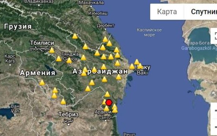 Землетрясение в Азербайджане