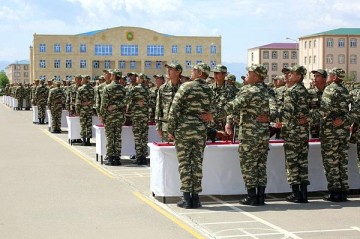 В армии состоялись церемонии принесения присяги - Видео