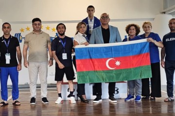 Məhəmməd Rüstəmli Avropa birinciliyində 2 gümüş və 1 bürünc medal qazandı