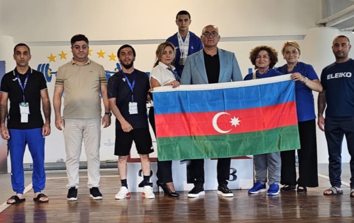 Məhəmməd Rüstəmli Avropa birinciliyində 2 gümüş və 1 bürünc medal qazandı