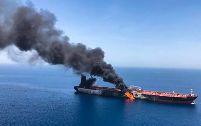Oil tanker struck by unknown projectile off Oman: UKMTO