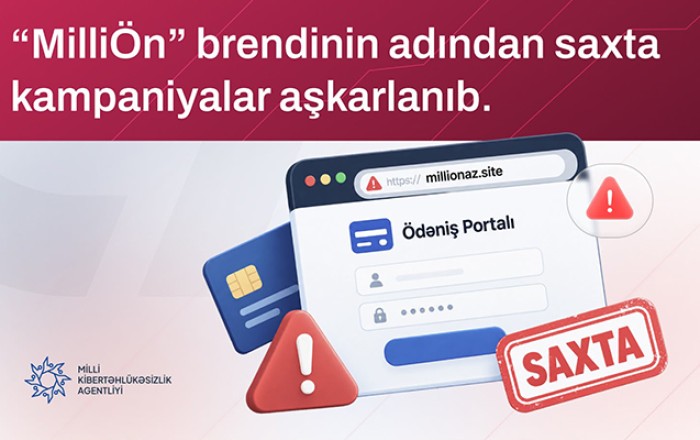 Saxta ödəniş səhifələri yaradılıb -