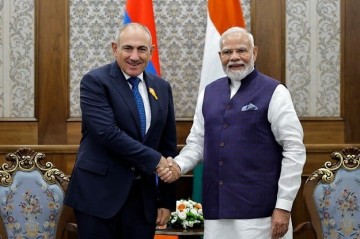 Pashinyan, Modi discuss Armenia-India ties in Bishkek