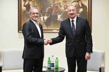 Presidents of Azerbaijan and Iran met in Bishkek - Video