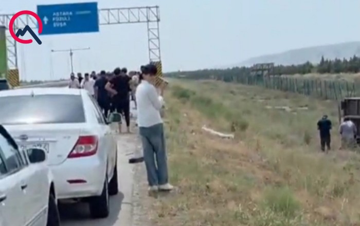 Cəlilabadda zəncirvari qəza - 3 nəfər yaralandı