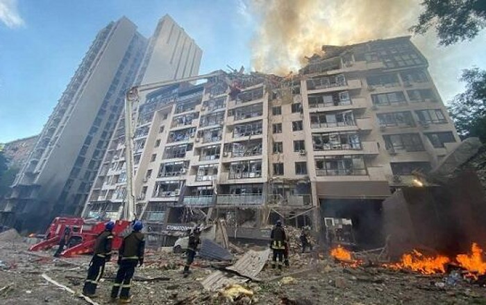 Explosions reported near Ukraine's capital Kyiv