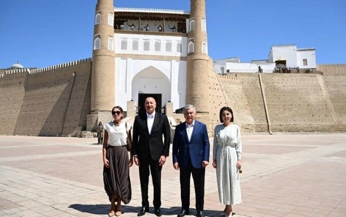 Azerbaijan, Uzbekistan leaders visited Ark Fortress
