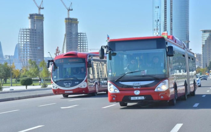 В Баку изменили маршруты 9 автобусов