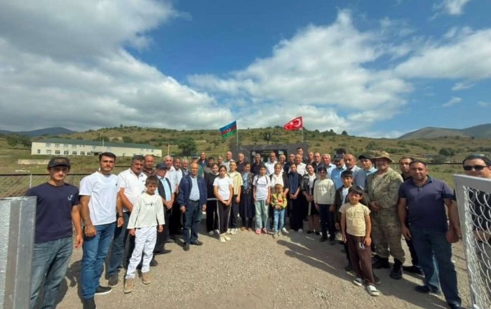 Ağbulaq kəndində şəhidlərin “Xatirə bulağı” açıldı