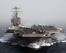 USS Abraham Lincoln leaves Middle East after nine-month