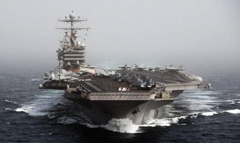 USS Abraham Lincoln leaves Middle East after nine-month