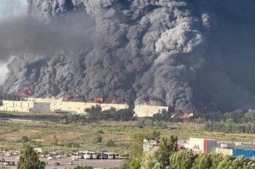 Smoke from Wildberries warehouse fire spreads 100 km