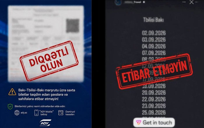 Tbilisiyə saxta bilet satışı ilə bağlı ADY-dən -