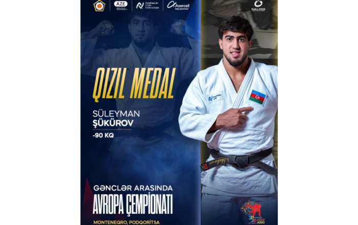 Another Azerbaijani judoka crowned European champion