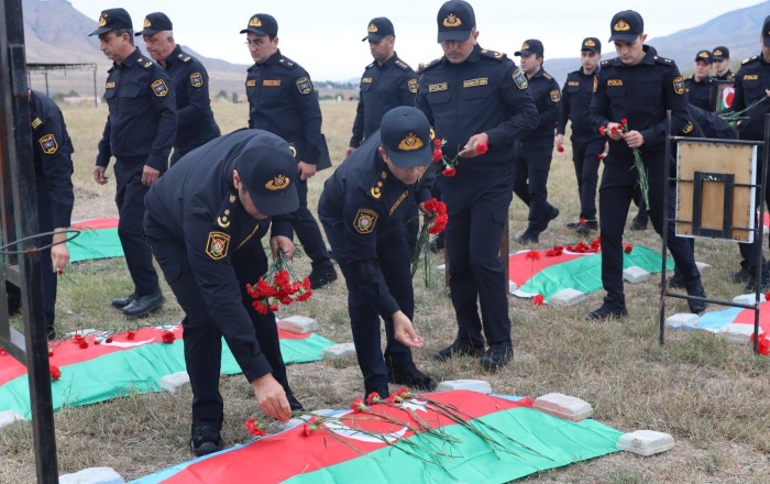 Xocalıda Şəhidlər xiyabanı ziyarət olundu