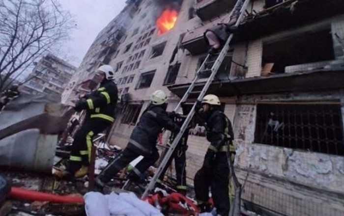 Azərbaycanlı polis rəisinin iş otağı dronla vuruldu -