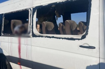 Rusiya Ukraynada reys avtobusuna zərbə endirdi –