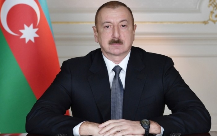 İlham Əliyev Qazaxıstan Prezidentinə