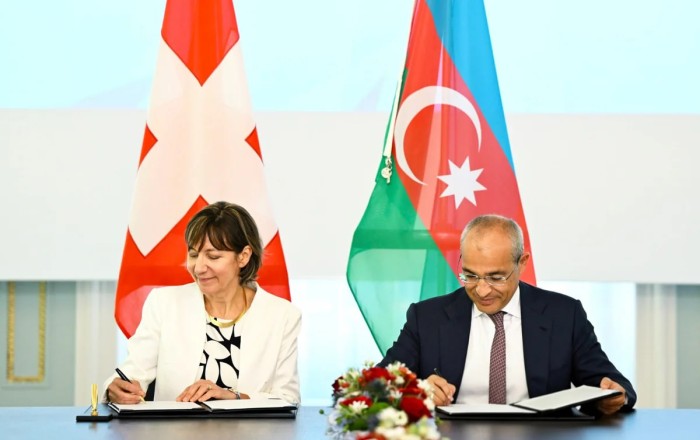Azərbaycanla İsveçrə arasında protokol imzalandı –