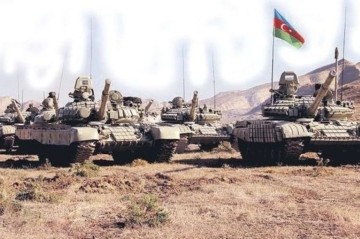 Üç ölkənin hərbçiləri taktiki fəaliyyətləri yerinə yetirdi