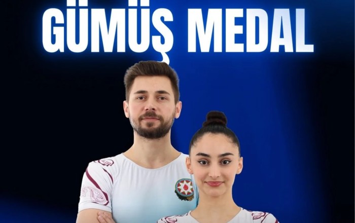 Gimnastlarımız Dünya çempionatında gümüş medal qazandı