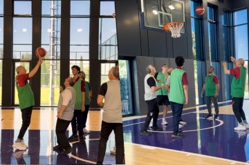 Ərdoğan basketbol oynadı - Deputat videosunu paylaşdı