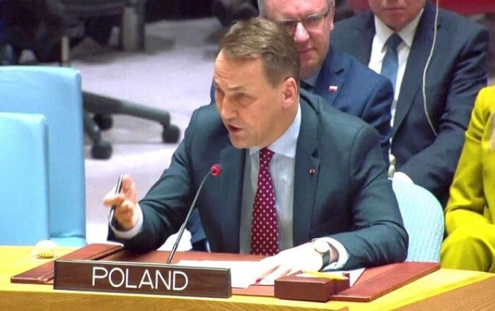 Polish FM urges Russia to end Ukraine war at UN - Video