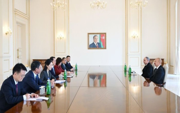 Президент Ильхам Алиев принял Генерального прокурора Китая