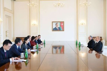 İlham Əliyev Çin Baş prokurorunu qəbul etdi