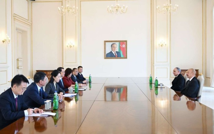 İlham Əliyev Çin Baş prokurorunu qəbul etdi