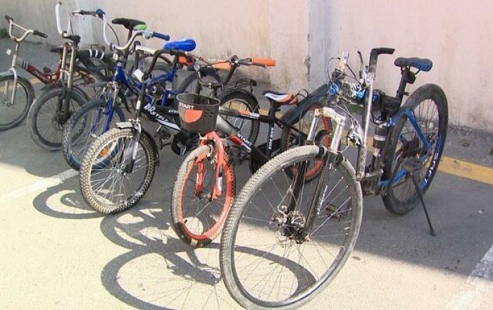 Velosiped oğrusu saxlanıldı