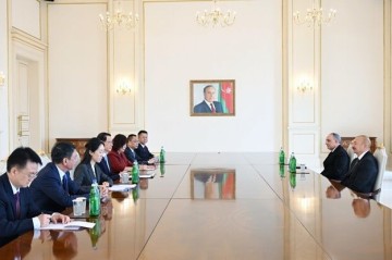 Ilham Aliyev receives China’s Prosecutor General