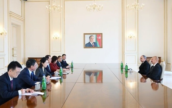 Ilham Aliyev receives China’s Prosecutor General